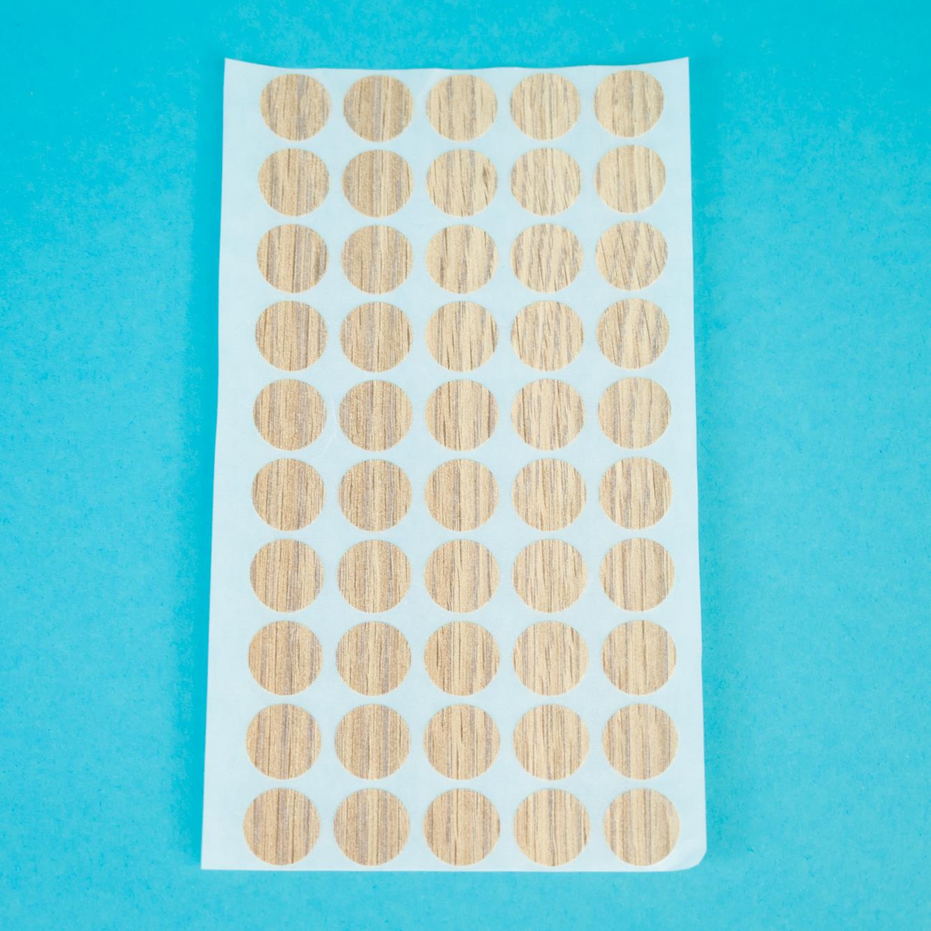 Auto-Trail Paper Dot 18mm Moyet Oak High Tack Per 20