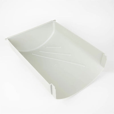 A white plastic Auto-Trail motorhome bin.