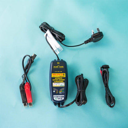 Milenco 6 battery smart charger for motorhome