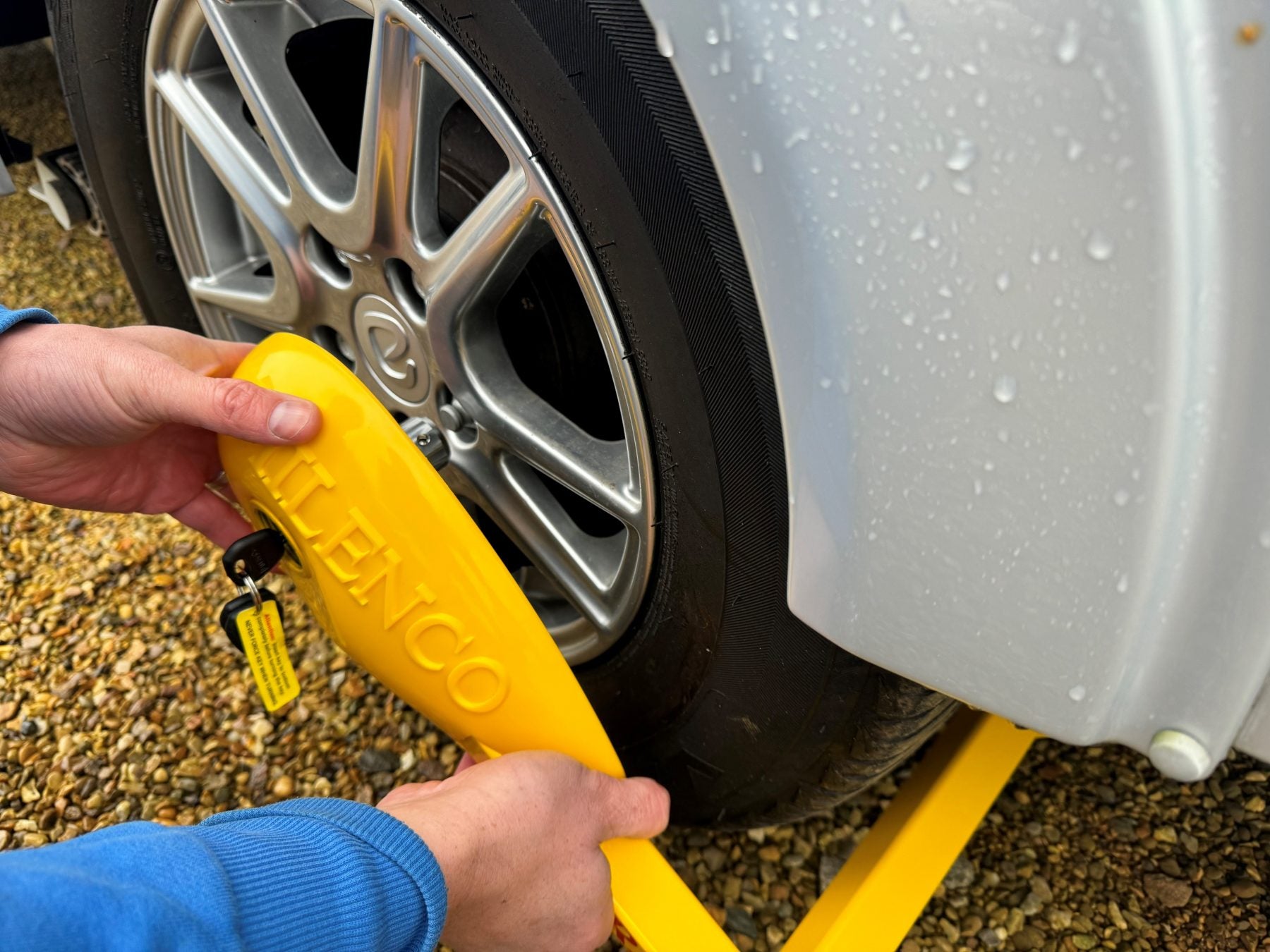 Milenco Wraith 3 Caravan Wheel Lock