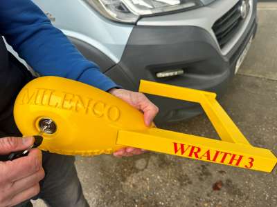 Milenco Wraith 3 Motorhome Wheel Lock