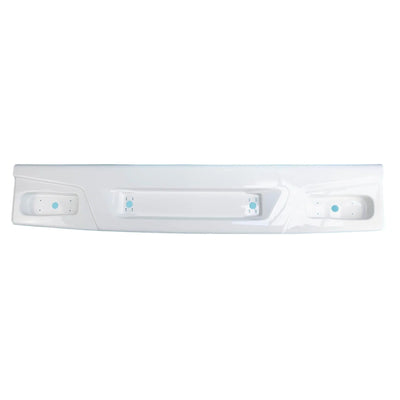 A white Elddis Autoquest motorhome rear bumper panel.