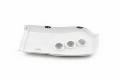 A white nearside Auto-Trail Ford Tribute motorhome bumper.
