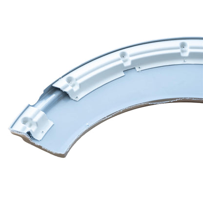 WHEEL ARCH SILVER TWIN AXLE ROUND 120MM DEEP