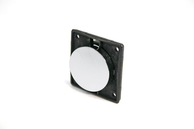 Berker Single Rocker Switch - Chrome