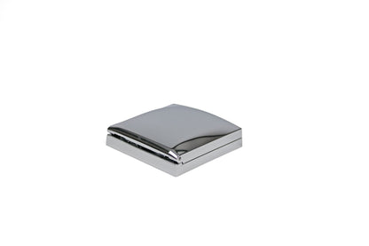 Berker Frame with Hinged Lid - Chrome