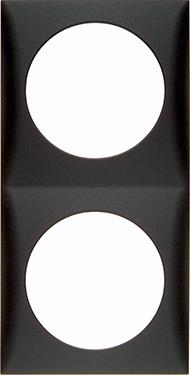 Berker Berker Anthracite flow frame 2 gang