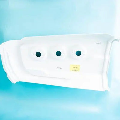 A white Auto-Trail F-Line motorhome O/S bumper.