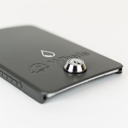 Whale socket lid grey including lock