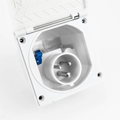 Mains Inlet Flush Fitting - White