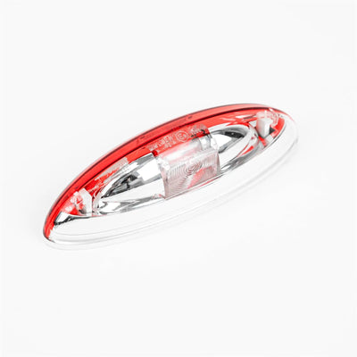A transparent Roller Team motorhome outline side marker light.
