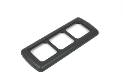 Black 3 way electrical surround on white background