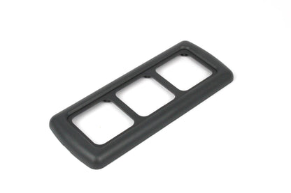 Black 3 way electrical surround on white background