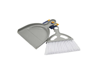 Dustpan and Brush Set - Grey