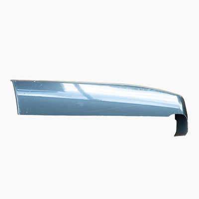 A grey offside Roller Team motorhome rear bumper.