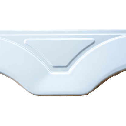 WHEEL ARCH SILVER TWIN AXLE ROUND 120MM DEEP