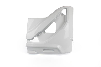 A white Dethleffs motorhome offside lamp holder.
