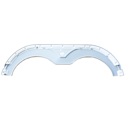 WHEEL ARCH SILVER TWIN AXLE ROUND 120MM DEEP