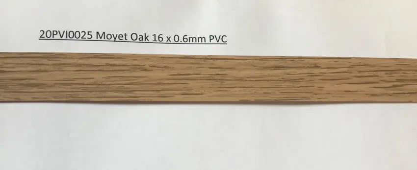 Autotrail Moyet Oak PVC Edgeband. 16mm x 0.6mm x 12mtr Auto-Trail