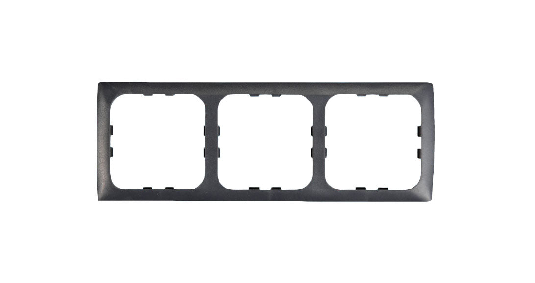 C-Line CSM Range 3 Way Faceplate in Dark Grey PO293