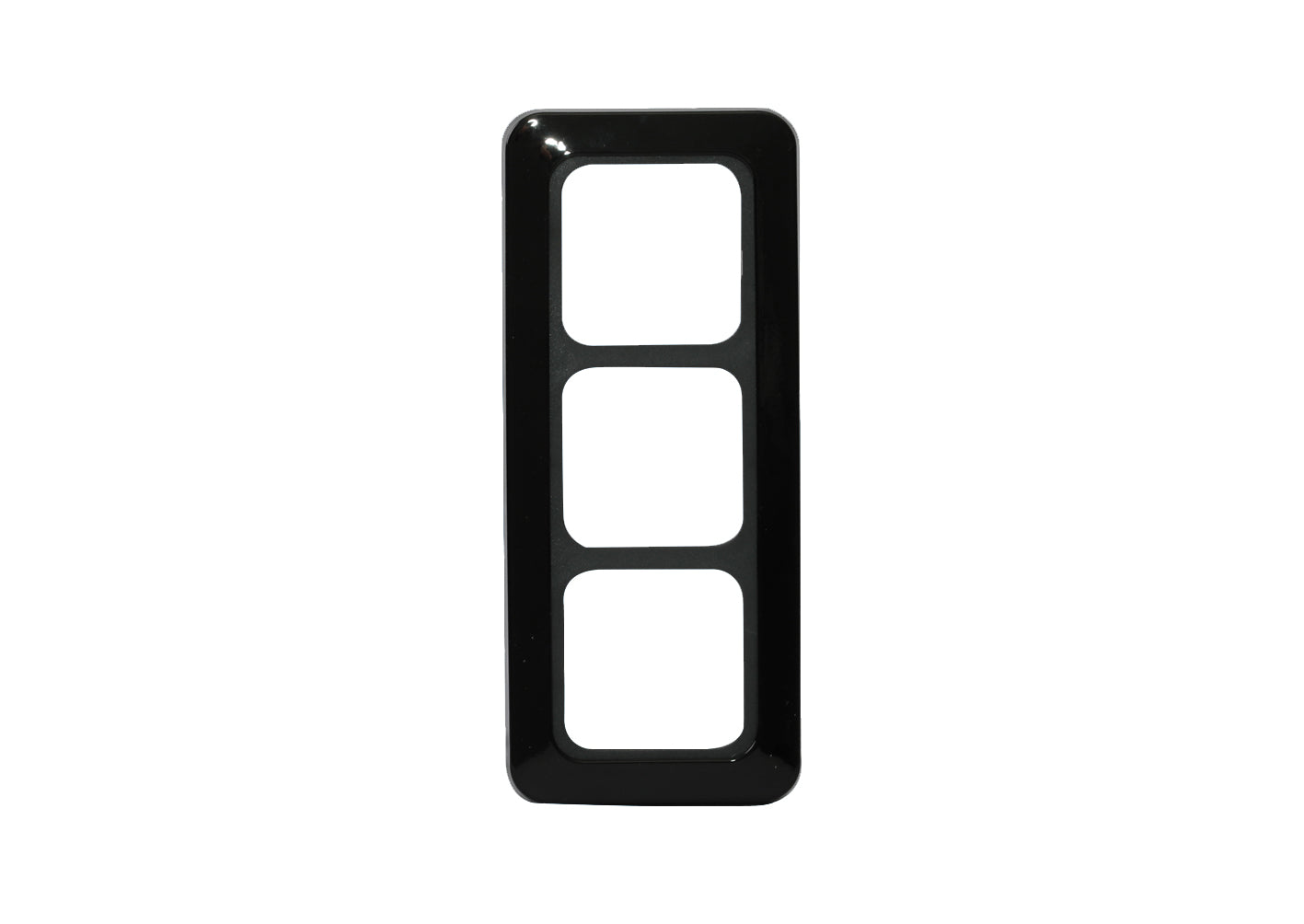 C-Line CT Range 3 Way Face Plate in Gloss Black