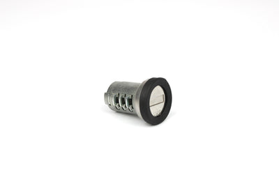 Part of key barrel set on white background