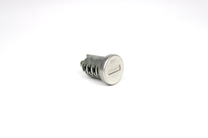 Part of key barrel set on white background