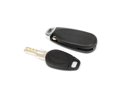 Keys on white background