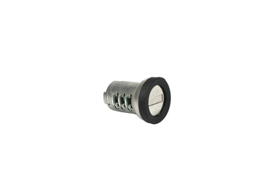 Part of a key barrel set on white background
