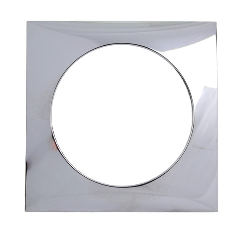 Silver single frame on a white background