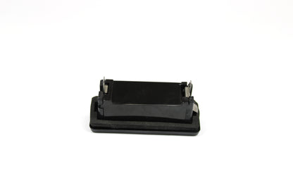 Number plate light on white background