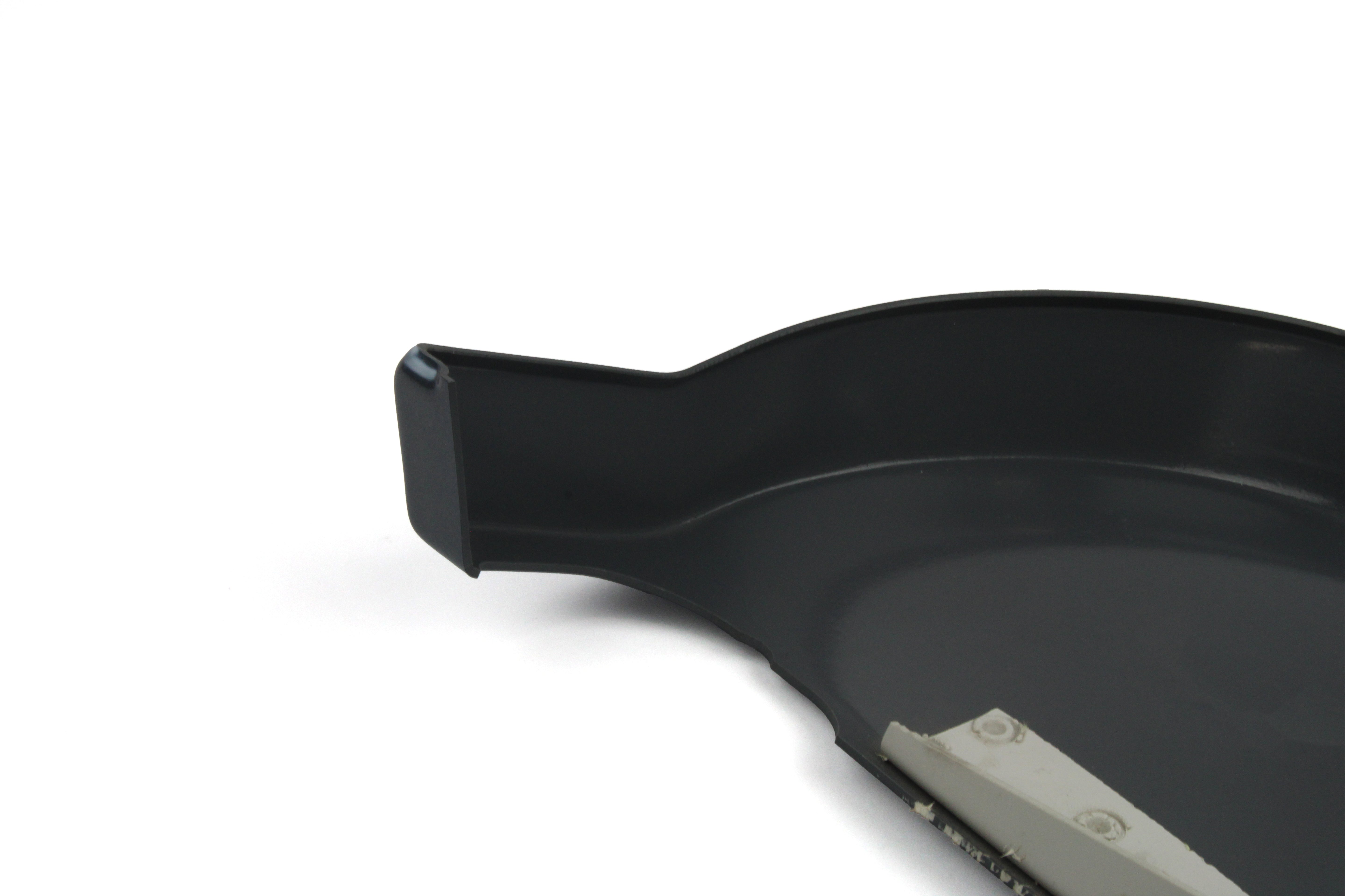 Black bumper cover on white background