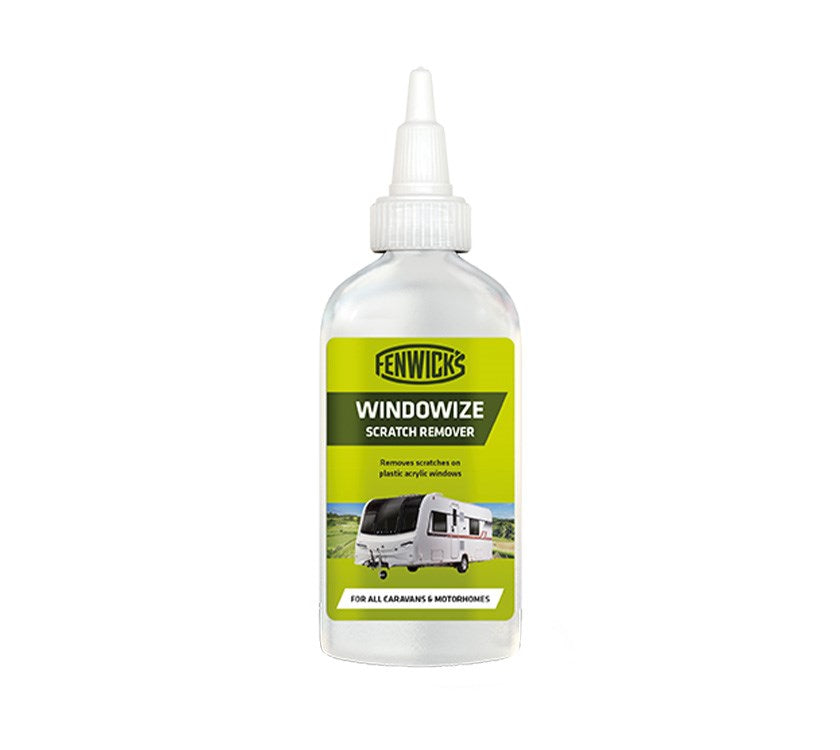 Fenwicks Windowize Scratch Remover bottle on a white background