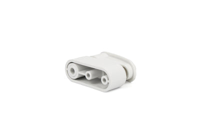 A white Elddis motorhome shower screen door retainer.