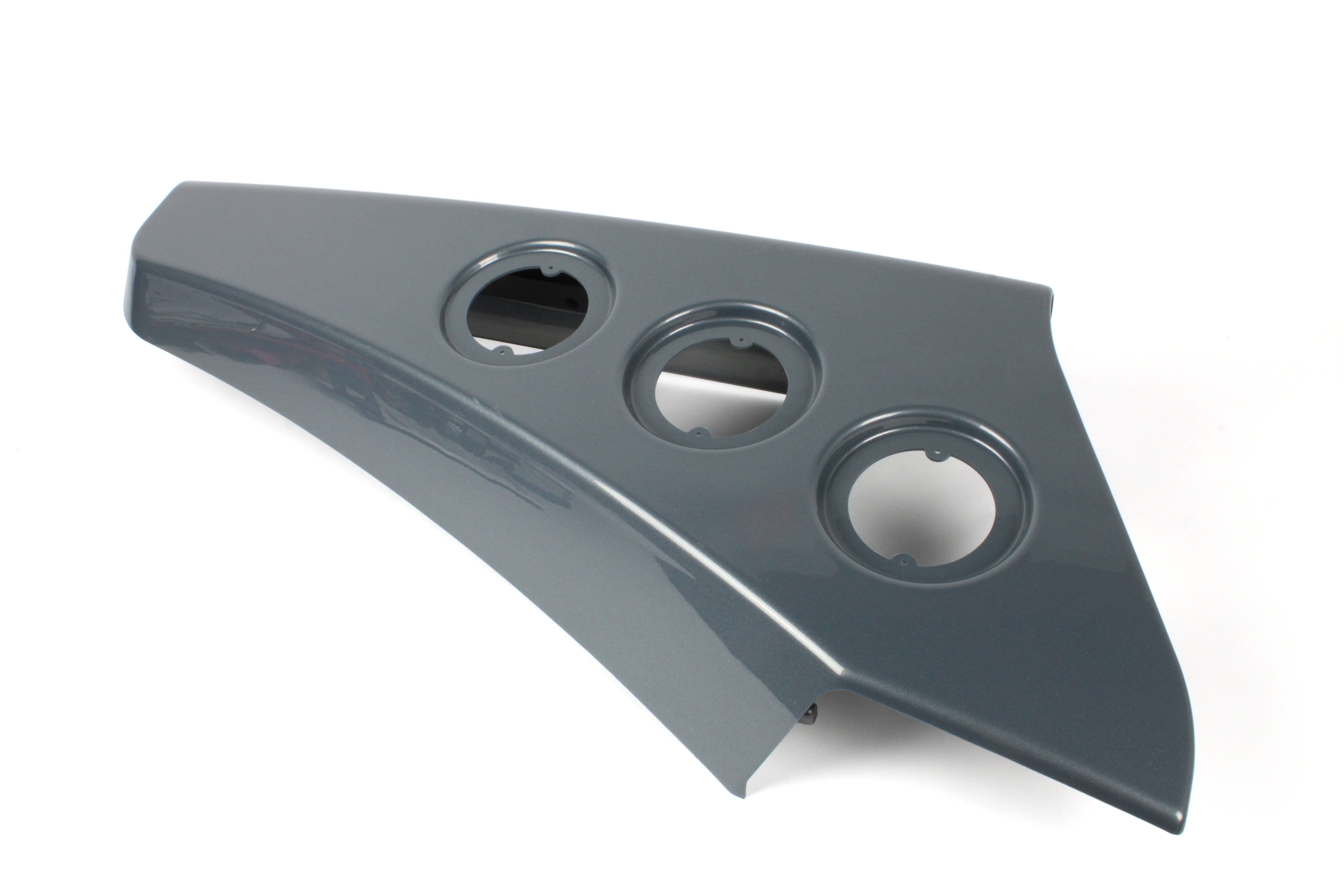 Corner light cluster on white background