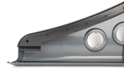 Corner light cluster on white background