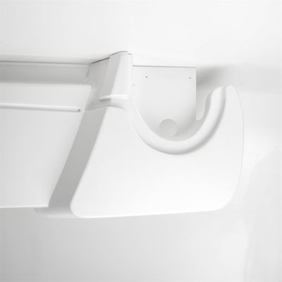 A white Roller Team Autoroller motorhome rear bumper.