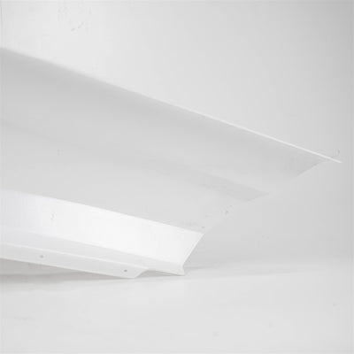 A white Auto-Trail Frontier motorhome nearside bumper.