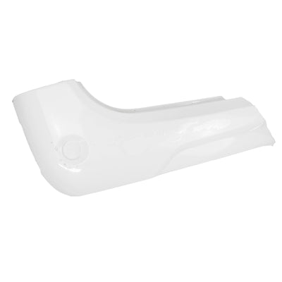 A white Auto-Trail Frontier motorhome nearside bumper.