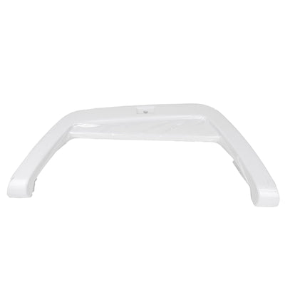 A white Elddis Auto Quest motorhome N/S wheel arch -  high line.