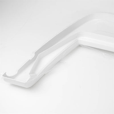 A white Elddis Auto Quest motorhome N/S wheel arch -  high line.