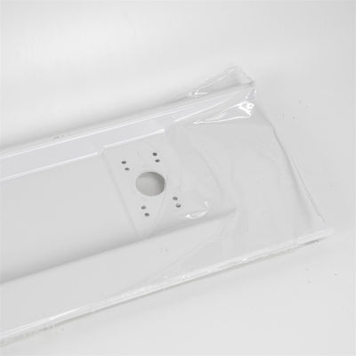 A white Elddis Encore motorhome centre bumper.
