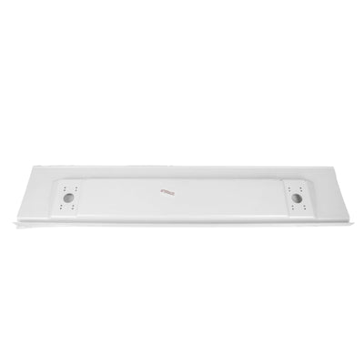 A white Elddis Encore motorhome centre bumper.