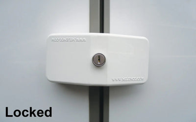 Milenco Door Frame Lock - Triple Pack (Keyed Alike) with 3 keys Milenco