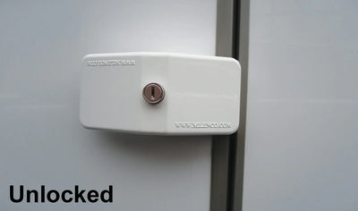 Milenco Door Frame Lock - Triple Pack (Keyed Alike) with 3 keys Milenco