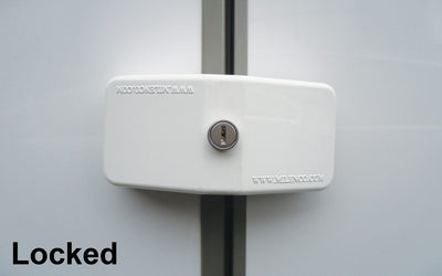 Milenco Door Frame Locks - Singles with 2 keys Milenco