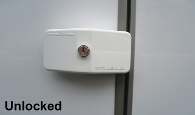 Milenco Door Frame Locks - Singles with 2 keys Milenco