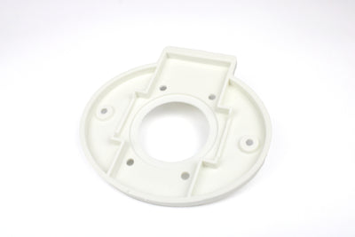 Part of door lock on white background