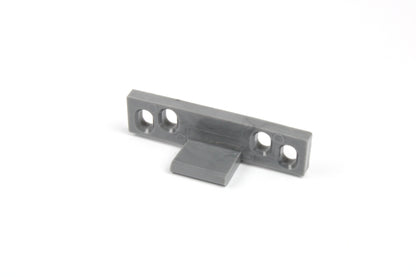 Silver mini catch plate on a white background