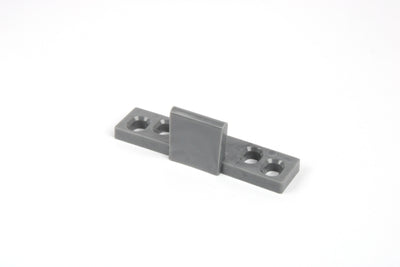 Silver mini catch plate on a white background